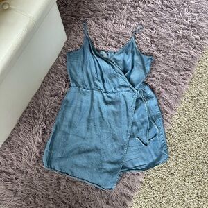 Rue21 Lightweight Denim Skort Rumper